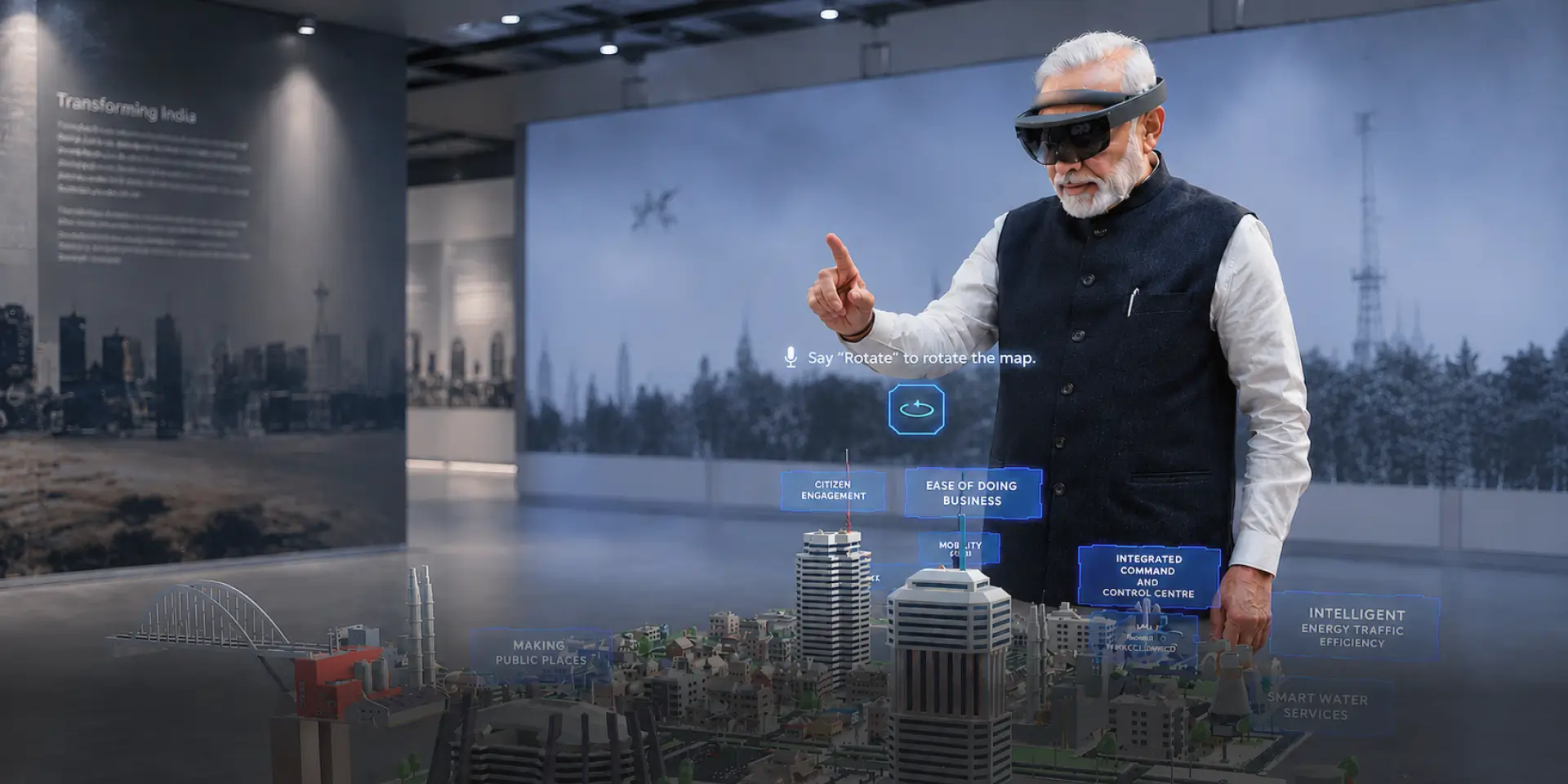 Swachh Bharat in Mixed Reality: Explaining a Mission to the World
